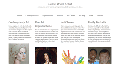 Desktop Screenshot of jackiewhall.co.uk