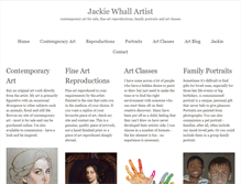 Tablet Screenshot of jackiewhall.co.uk